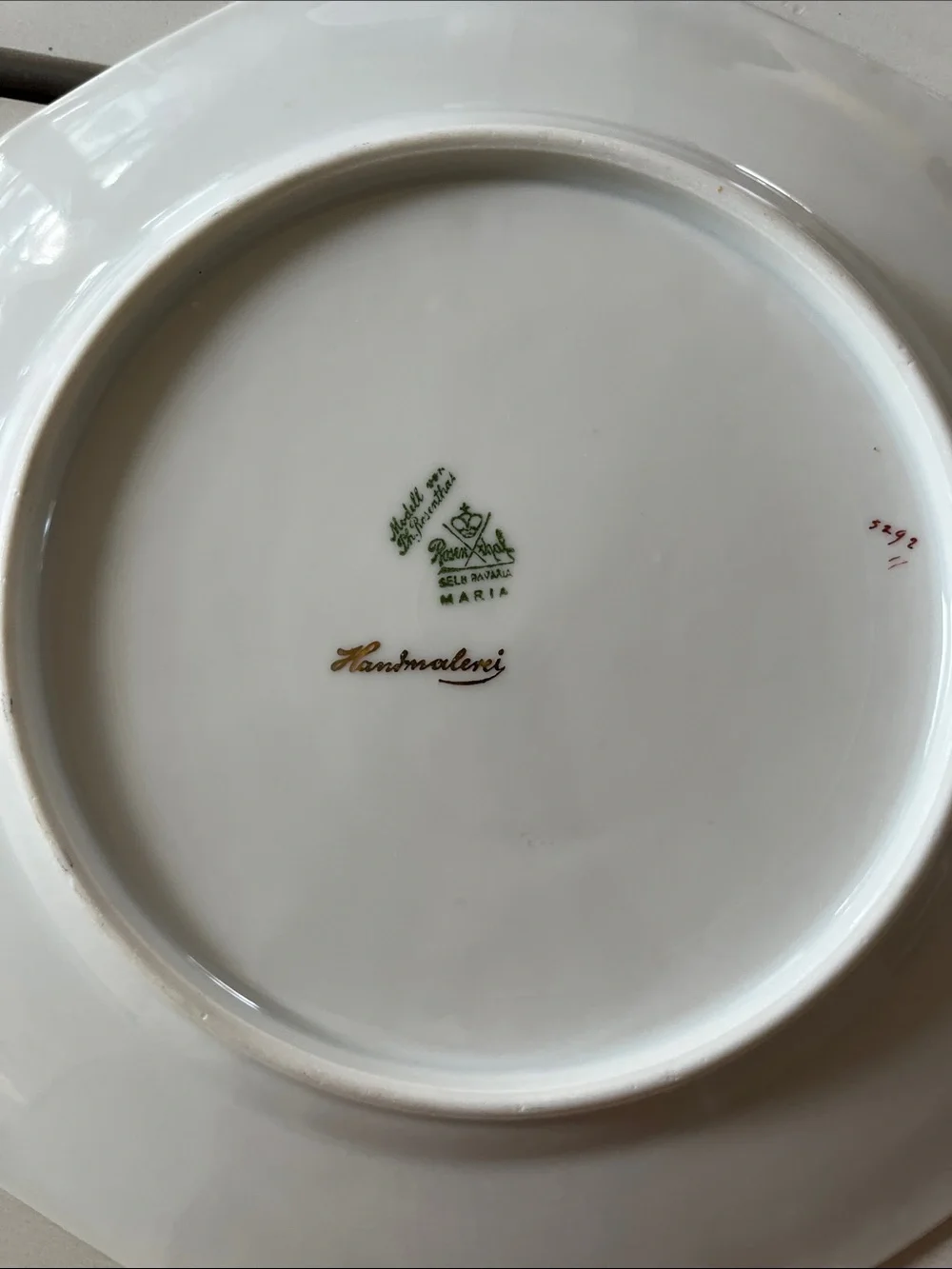 The Rosenthal Octagonal Fruit Motif Lunch Plates in Cobalt Blue and Gold Trim